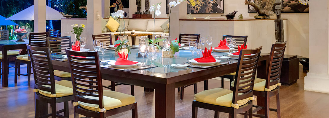 Villa Mandalay - Dining room setting