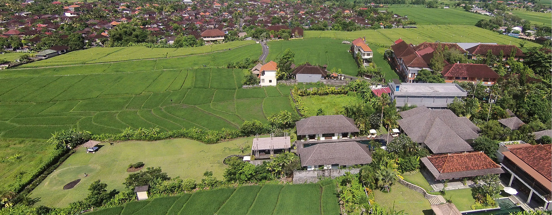 Villa Mandalay - West facing aerial